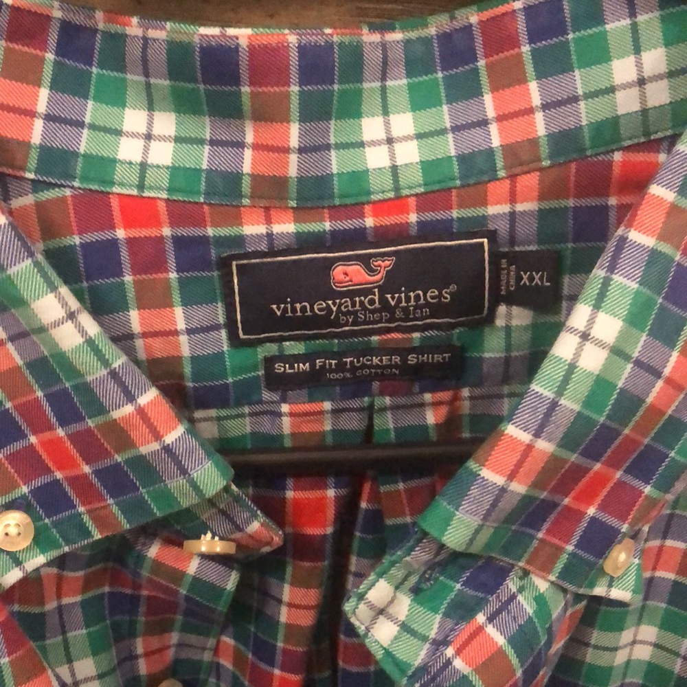Vineyard Vines Button Up Shirt XXL - Picture 2 of 5